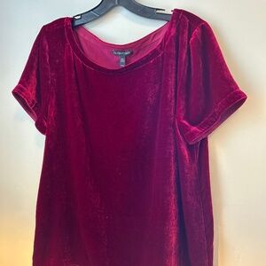 Velvet short top by Eileen Fisher